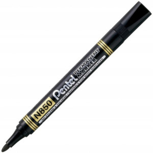 Marker Permanentny N850 Okrągły Czarny Pentel