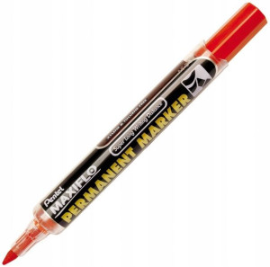 Marker Permanentny Maxiflo Nlf60 Czerwony Pentel