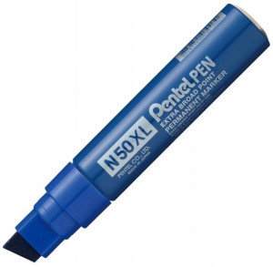 Marker Permanentny N50xl Ścięty Niebieski Pentel