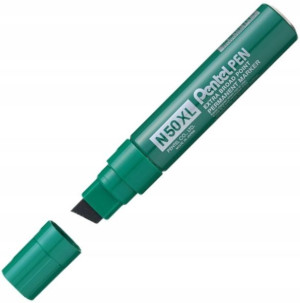 Marker Permanentny N50xl Ścięty Zielony Pentel