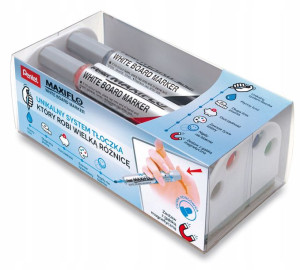 Marker Suchościeralny Pentel Mwl5sbf 4 Kol + Gąbka