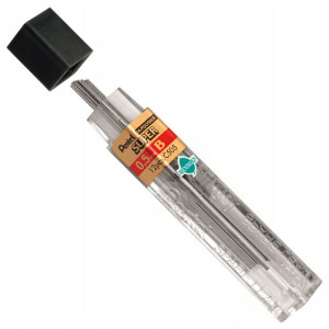 Grafity Ołówkowe B 0,5 Mm 12 Sztuk Czary Pentel