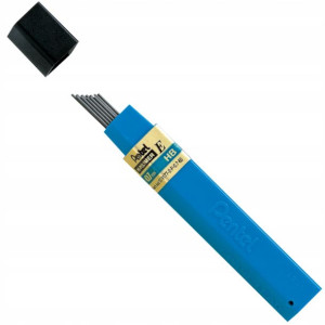 Grafity Ołówkowe Hb 0,7 Mm 12 Sztuk Czarne Pentel