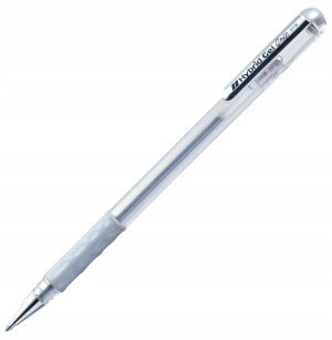 Długopis Żelowy Hybrid K118 0,8 Mm Srebrny Pentel