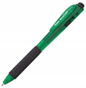 Długopis Żelowy K437cr 0,7 Mm Zielony Pentel