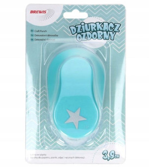 Dziurkacz Ozdobny 3,8cm Gwiazdka Brewis