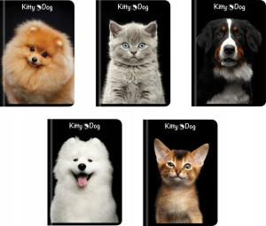 Brulion Kitty Dog A4 96k Kratka Mix Wzor. Top 2000