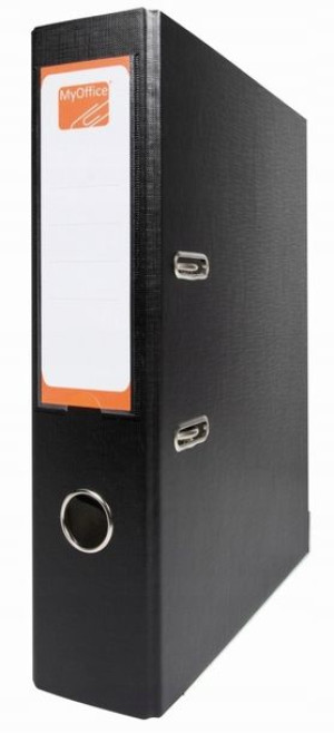 Segregator Myoffice A4 75 Mm Czarny Z Dźwignią