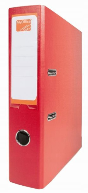 Segregator Myoffice A4 75 Mm Czerwony Z Dźwignią