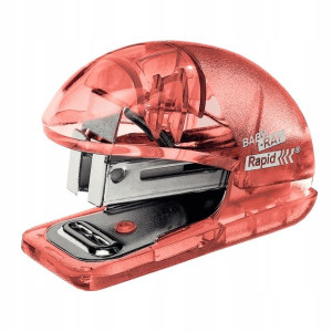 Zszywacz Biurowy Mini Rapid Colour'ice F4 Czerwony