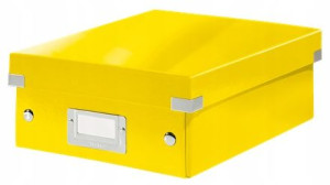 Pudełko Leitz Z Przegródkami Click Store A5 Żółte