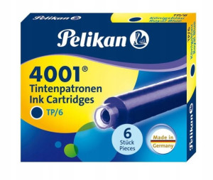 Naboje Pelikan Niebieskie 6 Szt.