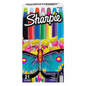 SHARPIE zestaw markerów FINE ULTRAFINE 21 KOLORÓW