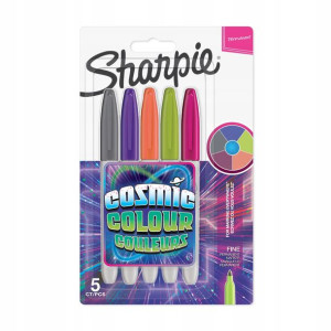 SHARPIE zestaw markerów FINE COSMIC COLORS 5 SZT