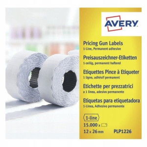 AVERY etykiety cenowe trwałe 12x26mm 10SZT PLP1226