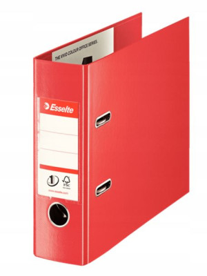 Segregator Esselte No.1 Bankowy 75 Mm Czerwony