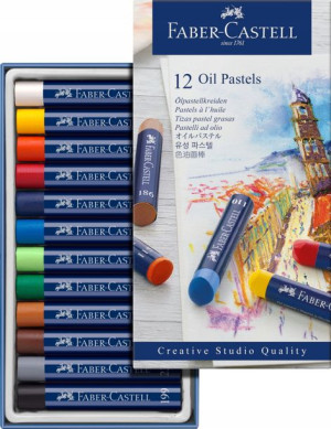 Pastele Faber-castell Olejne Creative Studio 12kol