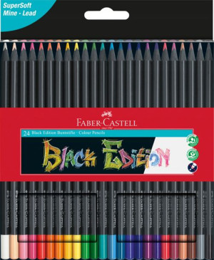 Kredki Faber-castell Trójkątne Black Edition 24 K