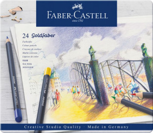Kredki Faber-castell Goldfaber 24 Kol. Opak. Metal