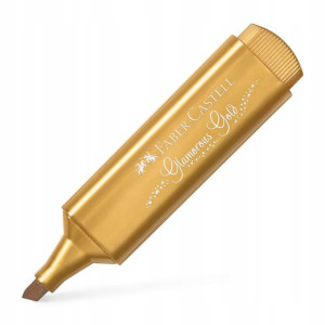 Zakreślacz Faber-castell 1546 Metaliczny Złoty
