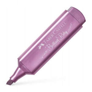Zakreślacz Faber-castell 1546 Metaliczny Rubinowy