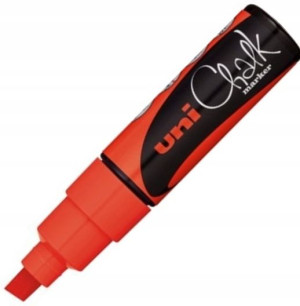 Marker Kredowy Pwe-8k Uni Chalk Czerwony