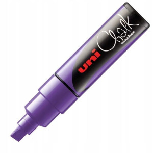 Marker Kredowy Pwe-8k Uni Chalk Fioletowy