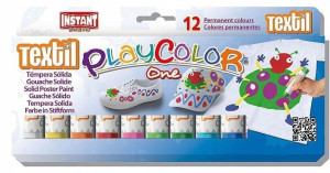 Farby Do Tkanin Tempery Playcolor 12 Kolorów