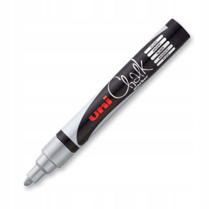Marker Kredowy Pwe-5m Uni Chalk Srebrny