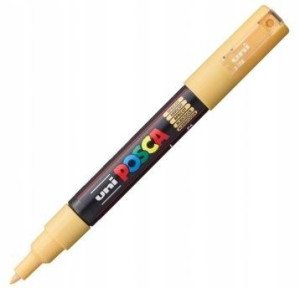 Marker Posca Pc-1m Uni Z Farbą Platakową Past Mor