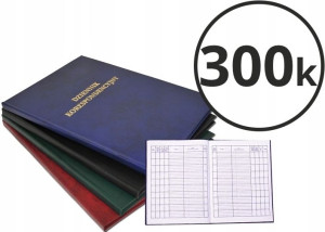 Książka Kancelaryjna Barbara 300 K A4 Granatowa