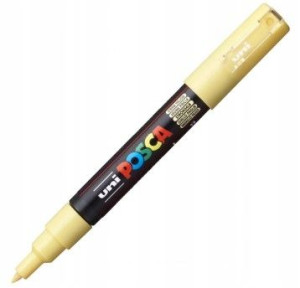 Marker Posca Pc-1m Uni Z Farbą Plakatową Słomi Żół