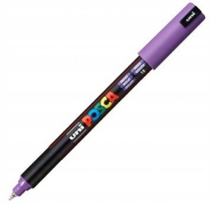 Marker Posca Pc-1mr Uni Z Farbą Plakatową Fiolet