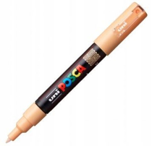 Marker Posca Pc-1m Uni Z Farbą Plakatową Jasno-pom