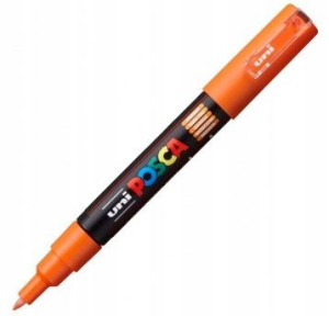 Marker Posca Pc-1m Uni Z Farbą Plakatową Pomarań