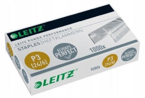 Zszywki Leitz 24/6 P3 1000 Szt Galwanizowane Ostre
