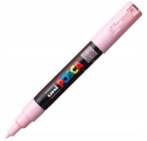 Marker Posca Pc-1m Uni Z Farbą Plakatową Jasno-róż