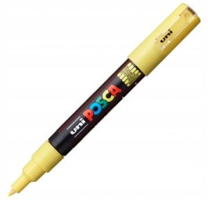 Marker Posca Pc-1m Uni Z Farbą Plakatową Żółty
