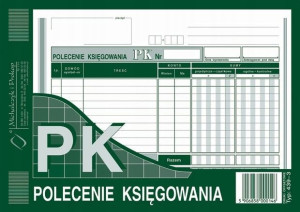 Druk 439-3 Polecenie Księgowania A5 Offset Mip