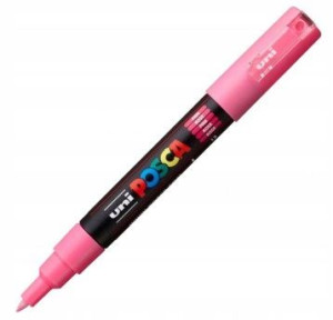 Marker Posca Pc-1m Uni Z Farbą Plakatową Różowy