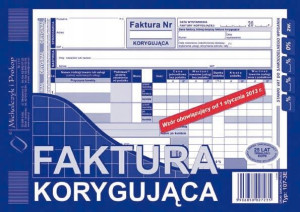 Druk 107-3e Faktura A5 Korygująca Michalczyk