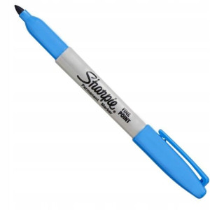 SHARPIE marker pisak FINE Brilliant Blue j.niebies