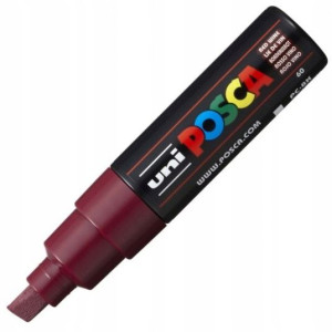 Marker Posca Pc-8k Uni Z Farbą Plakatową Ciem-czer