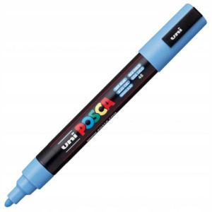 Marker Posca Pc-5m Uni Z Farbą Plakatową Błękitny