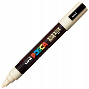 Marker Posca Pc-5m Uni Z Farbą Plakatową Kość Słon