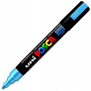 Marker Posca Pc-5m Uni Z Farbą Plakatową Meta Nieb