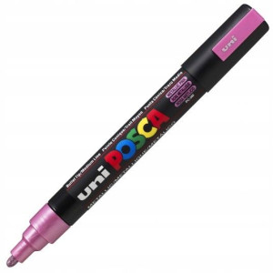 Marker Posca Pc-5m Uni Z Farbą Plakatową Meta Róż