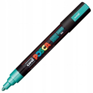 Marker Posca Pc-5m Uni Z Farbą Plakatową Meta Ziel