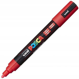 Marker Posca Pc-5m Uni Z Farbą Plakatową Czerwony