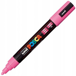 Marker Posca Pc-5m Uni Z Farbą Plakatową Różowy